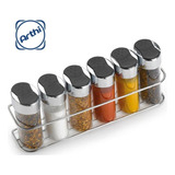 Conjunto Com 6 Porta Condimentos Para Temperos De Mesa Arthi