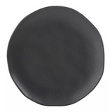 Conjunto Com 6 Pratos De Sobremesa Orgânico Matte Ø 19,1 Cm Preto Porto Brasil