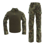 Conjunto Combat Shirt Calça Camuflado Militar