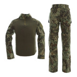 Conjunto Combat Shirt Calça Camuflados Militares Avb Cshirt