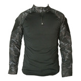 Conjunto Combat Shirt + Calça Cargo | Petróleo - Bravo 