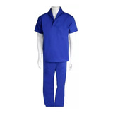 Conjunto Construção Civil Calça E Camisa Brim Pesado