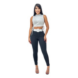 Conjunto Cropped E Calça Montaria C/ Cinto Forrado