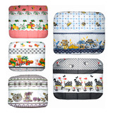 Conjunto De 12 Toalhas De Chá Campestre - Cozinha Elegante