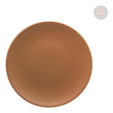 Conjunto De 6 Pratos Sobremesa Unni Avelã 20cm Marrom Oxford