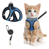 Conjunto De Arnês E Coleira Para Gatos Salfse Para Caminhar