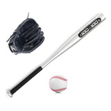 Conjunto De Beisebol Kit De Beisebol Em Alumínio Bastão+beis