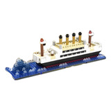 Conjunto De Blocos De Construção Modelo De Navio Titanic De