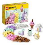 Conjunto De Blocos Lego Classic, Divertido, Em Cores Pastel