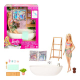 Conjunto De Brinquedo Banho De Espuma Com Boneca Barbie