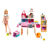 Conjunto De Brinquedo Loja De Animais Com Boneca Barbie