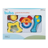 Conjunto De Chocalhos Baby Buba