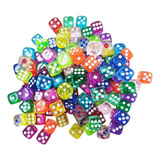 Conjunto De Dados Transparentes De 100 Peças Para Jogos De
