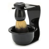 Conjunto De Escova De Barbear 3pcs Barba Shaving Brush Bowl