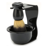 Conjunto De Escova De Barbear 3pcs Barba Shaving Brush Bowl