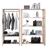 Conjunto De Escritório Office Kit 2 Estantes De Canto