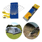 Conjunto De Estacas Camp Kit Para Barracas Camping Nautika