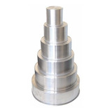 Conjunto De Formas Redondas Altas 6 Peças 10cm Fundo Fixo