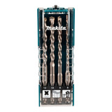 Conjunto De Furadeiras Makita Sds Plus De 4 Unidades D-74756