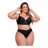 Conjunto De Lingerie Confort Plus Size