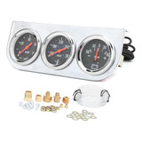 Conjunto De Medidor Triplo Amplificador De Pressão De Óleo D