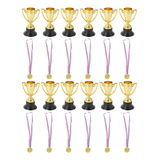 Conjunto De Minitroféus E Medalhas De 24 Peças Para Estudant
