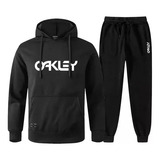 Conjunto De Moletom Frio Casaco Oakley