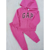 Conjunto De Moletom Infantil Bebê Menina Gap Rosa Glitter