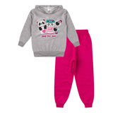 Conjunto De Moletom Infantil Menina Roupa Inverno 