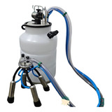 Conjunto De Ordenha 450cc Tampa Simples C Pulsador E Tarro 