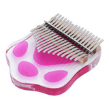 Conjunto De Piano De Polegar Kalimba, 17 Teclas, Acrílico, D