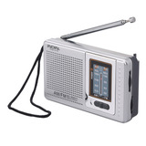 Conjunto De Rádio Antena Portátil 2 Alto-falante Telescópico