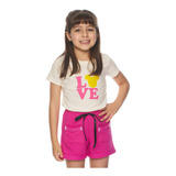 Conjunto De Roupa Meninas Verão Blogueirinha Confortável