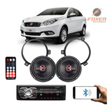 Conjunto De Som Com Rádio Bluetooth Gran Siena Até Atual