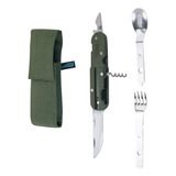 Conjunto De Talheres Timber Camping Trekking Pesca Nautika