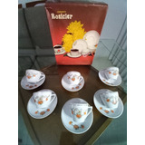 Conjunto De Xícaras De Café Em Porcelana Pozzani - Rosicler