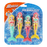 Conjunto Dive Mermaids Banzai 4pc Para Piscina