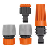 Conjunto Esguicho Kit Bico Engate Rápido 4 Peças Tramontina