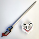 Conjunto Espada + Escudo Changeman Tokusatsu