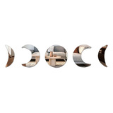Conjunto Espelhado Místico Celestial Fases Da Lua