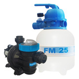 Conjunto Filtro Fm-25 Com Bomba 1/4cv Bm25 Weg Sodramar