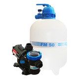 Conjunto Filtro Fm 50 Bomba Bm 75 Motor Weg Sodramar