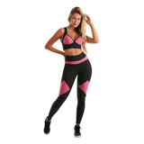 Conjunto Fitness Legging E Top Roupas De Academia Feminino