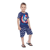 Conjunto Fofinho Pijama Personagens Meninos Criança