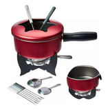 Conjunto Fondue Panela Queijo Carne Chocolate Fundi Presente
