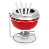 Conjunto Fondue Réchaud Jogo Panela Fogareiro An0246