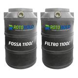 Conjunto Fossa Septica E Filtro Anaerobico 1100lts, Rotomold