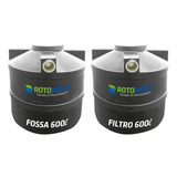 Conjunto Fossa Septica E Filtro Anaerobico 600lts Rotomold 
