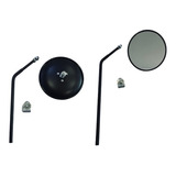 Conjunto Haste Braço Espelho Retrovisor Preto - Kombi/75 