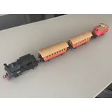 Conjunto Ho - Locomotiva Nº 91 + 3 Vagões